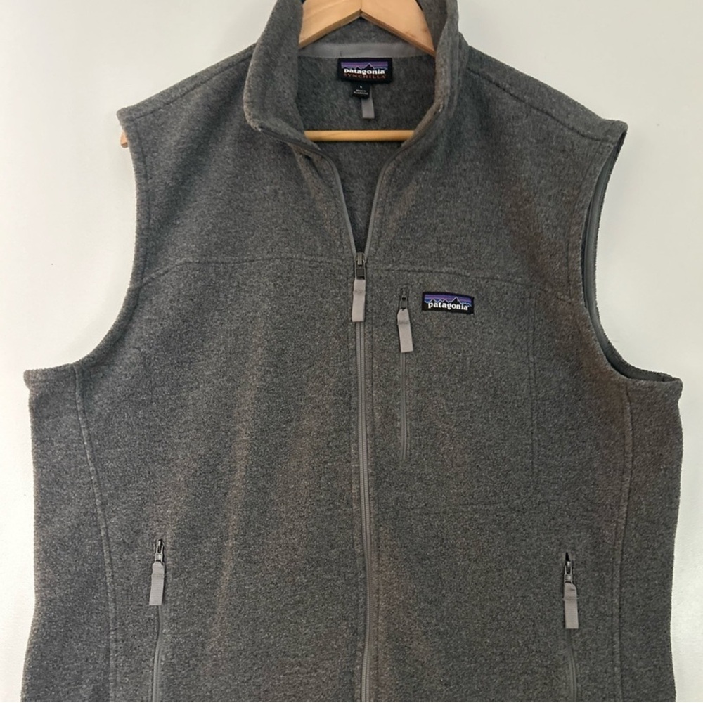Patagonia Synchilla Fleece Vest Men’s Large Gray - Picture 2 of 11